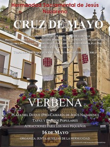 cartel cruz de mayo y verbena 2014