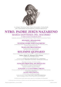 Convocatoria Cultos 2016